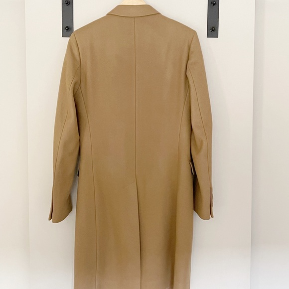 Sandro - Men’s - Beige / Caramel Wool Coat - Picture 5 of 7